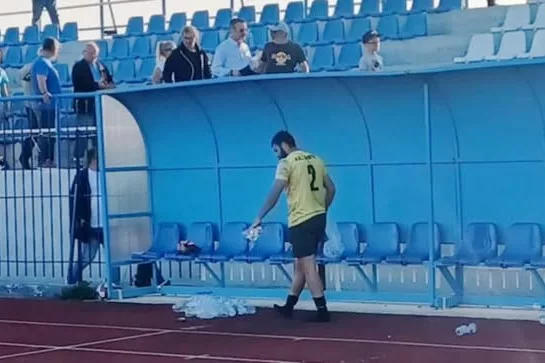 Μια σπουδαία κίνηση από τον Νίκο Βασιλάκη του Γρανίτη μετά την λήξη του αγώνα στην Σαλαμίνα