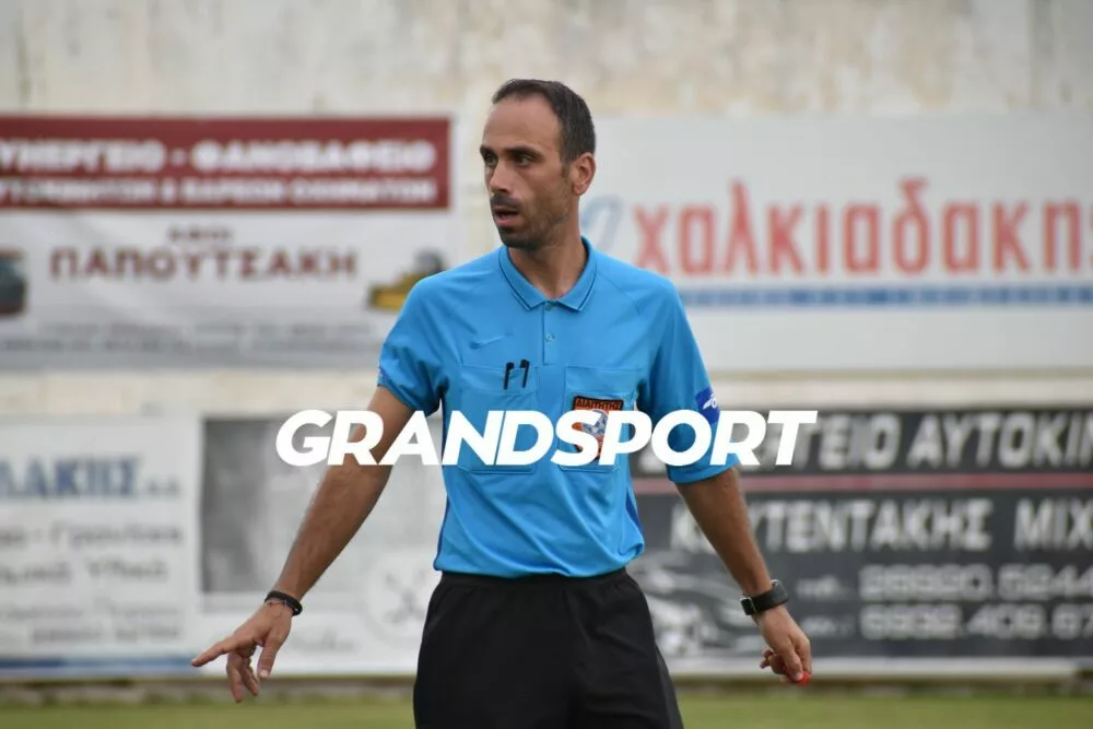 Η διαιτητική τριάδα στο ντέρμπι Εργοτέλης-Χερσόνησος