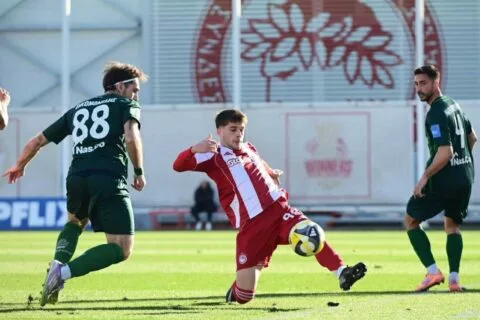 Ολυμπιακός Β: Βασικός ο Ηρακλειώτης Γιάννης Ρολάκης