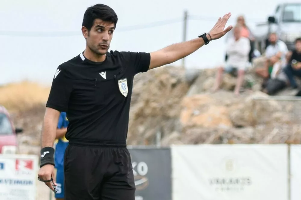 Η διαιτητική τριάδα της αναμέτρησης της Μικτής Κ16 ΕΠΣΗ κόντρα στην ΕΠΣΑΝΑ
