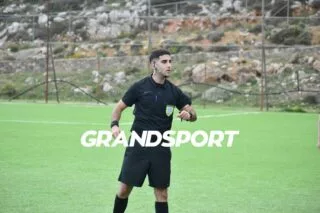 Οι διαιτητές στο παιχνίδι της Κ19 ΟΦΗ με τον Αστέρα Τρίπολης