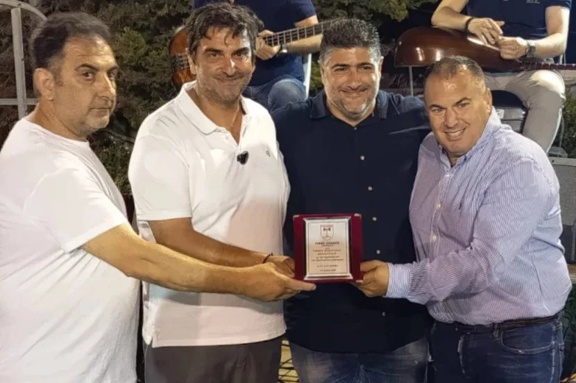 Η Μινωική τίμησε τον Γιώργο-Πλούταρχο Κουτεντάκη