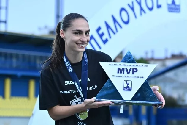 Έρια Δρακογιαννάκη: Νταμπλούχος Ελλάδας με τον ΠΑΟΚ και MVP στον τελικό του Κυπέλλου!